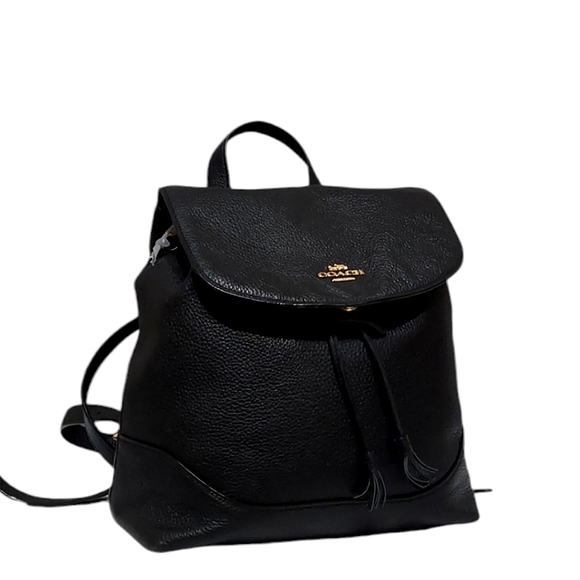 Coach Elle Leather Drawstring Backpack Great Condition - Picture 3 of 13